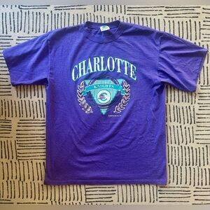 Vintage Purple Charlotte Knights T-Shirt